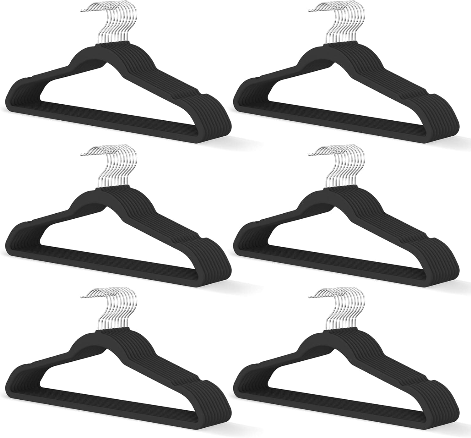 Velvet Hangers, 60-pack