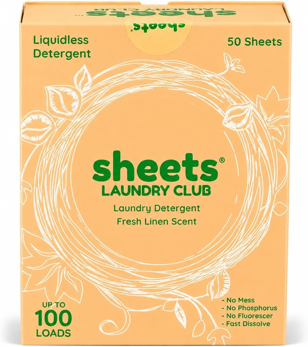 Sheets Laundry Club, Fresh Linen, 50 count