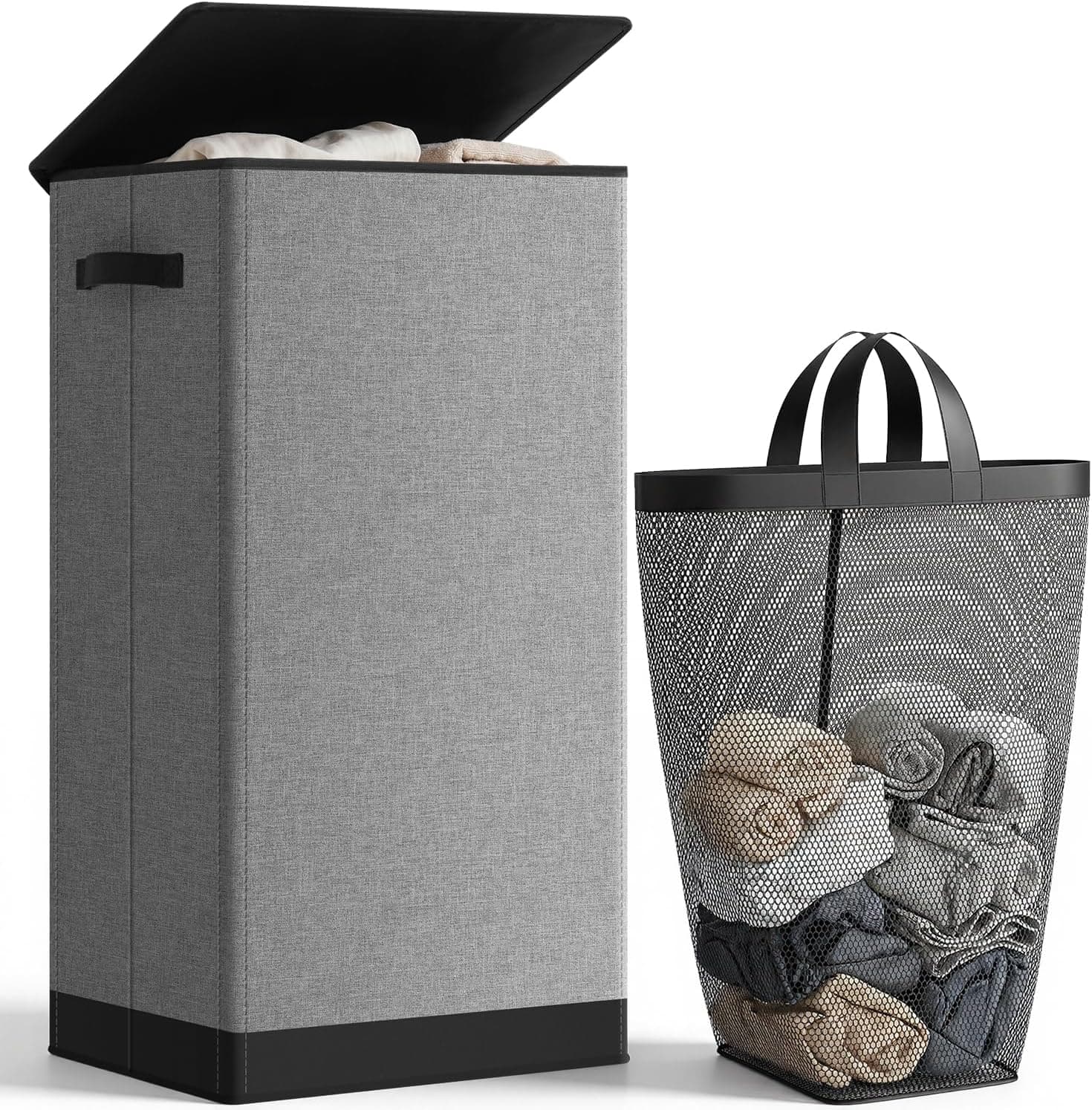 SOLEDI Hamper with Lid, 100 L